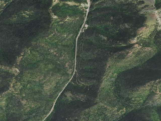 Aerial image of Pass Crk-Rd 4083-006