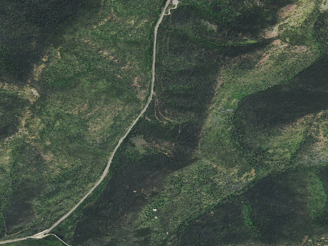 Aerial image of Pass Crk-Rd 4083-007