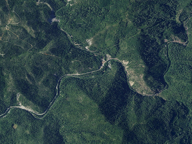 Aerial image of Patrick Creek
