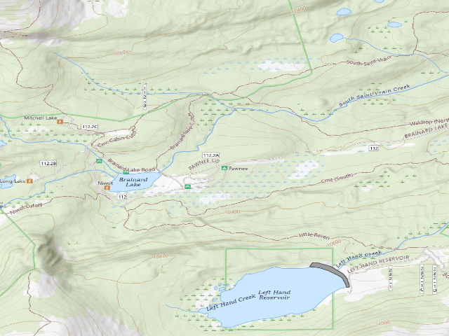 USGS topographic map of Pawnee