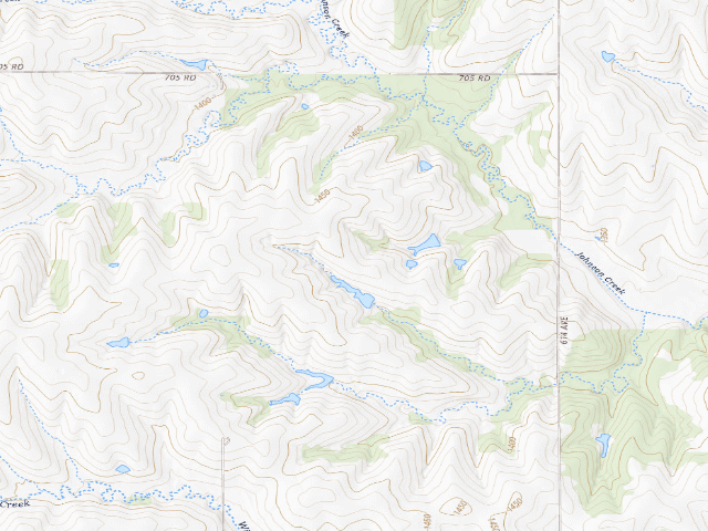 USGS topographic map of Pawnee Prairie WMA