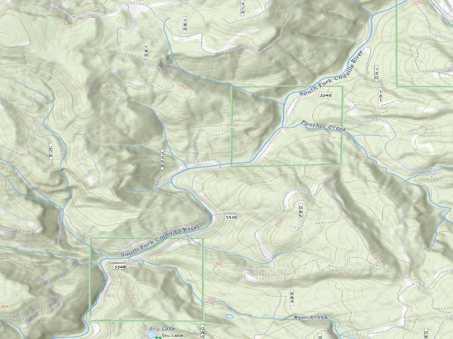 USGS topographic map of Peacock