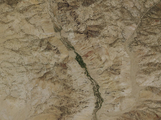 Aerial image of Peavine Creek Campground