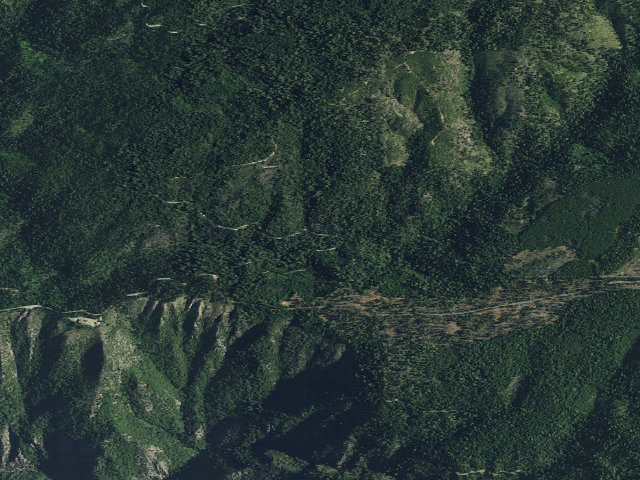 Aerial image of Peavine Road