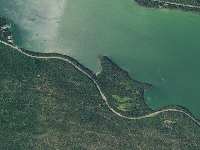 Aerial image of Pebble Bay