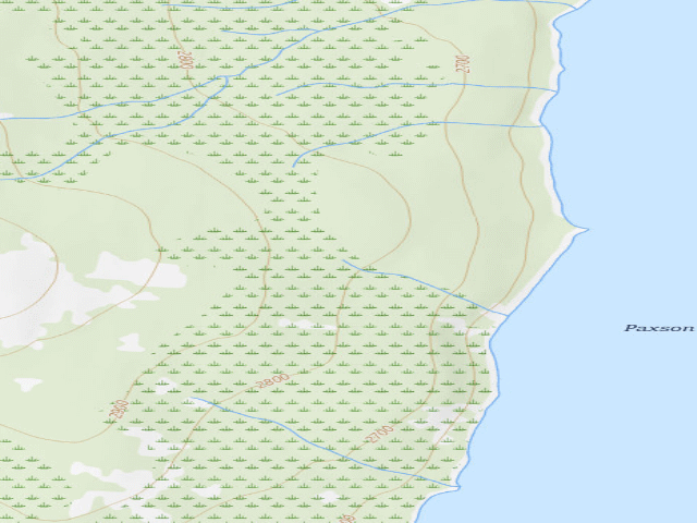 USGS topographic map of Pebble Beach