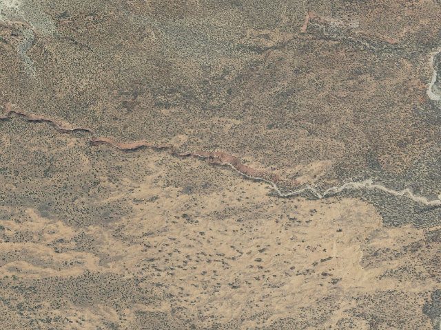 Aerial image of Peek-A-Boo Slot Canyon