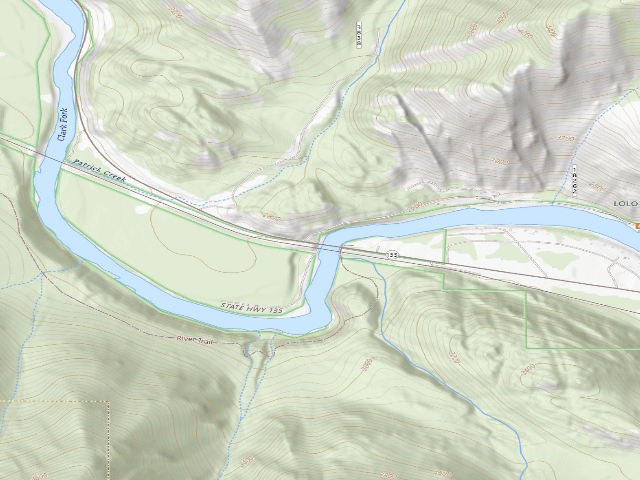 USGS topographic map of Peninsula_001