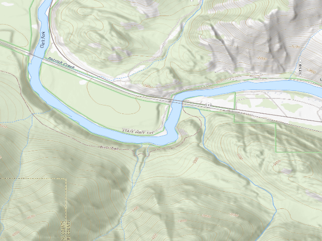 USGS topographic map of Peninsula -004