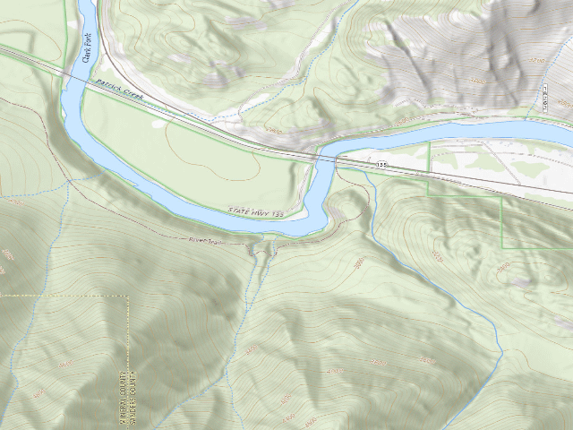 USGS topographic map of Peninsula -008