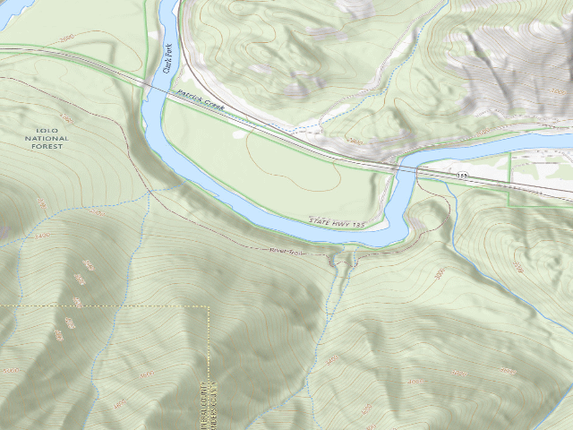 USGS topographic map of Peninsula -010A