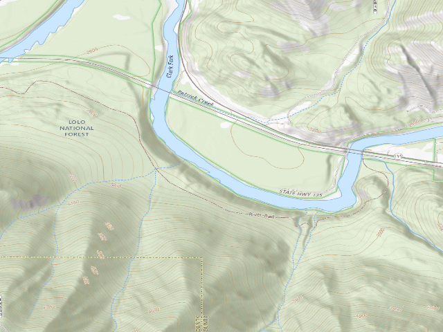 USGS topographic map of Peninsula-012