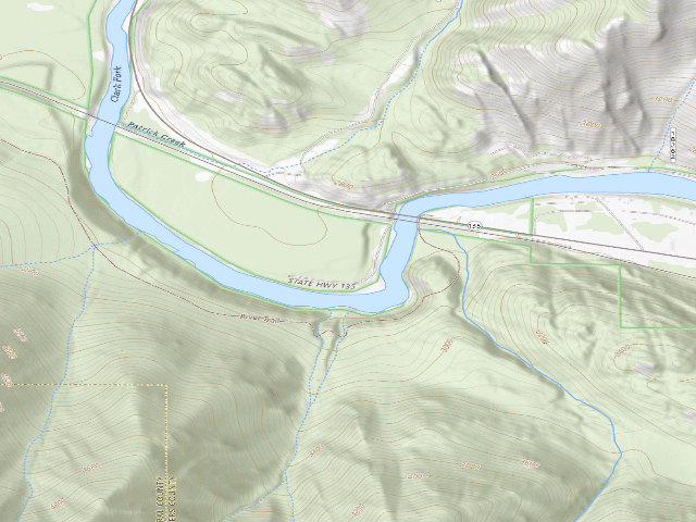 USGS topographic map of Peninsula -013