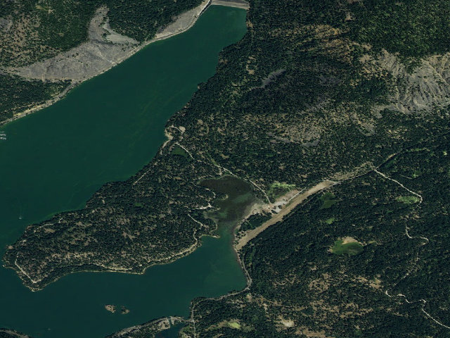 Aerial image of Peninsula Campground And Rimrock Boat Launch