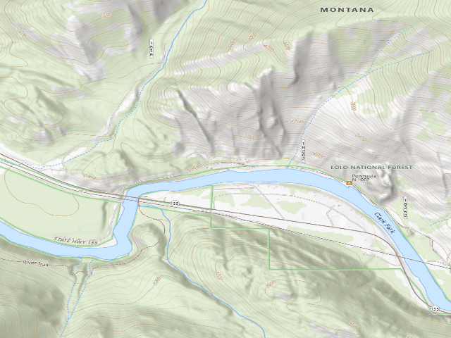 USGS topographic map of Peninsula _North-001