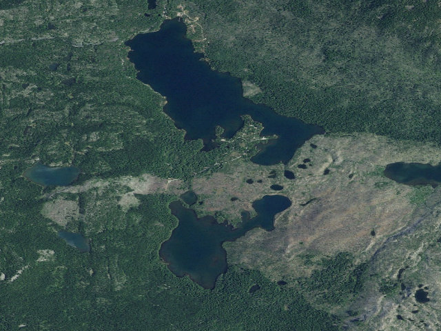 Aerial image of Peninsula (Olallie)