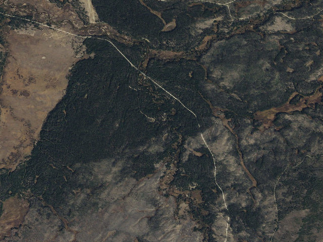 Aerial image of Penn Basin Campground