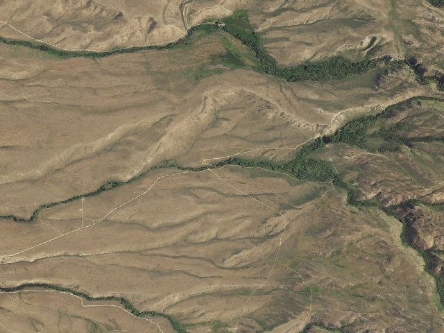 Aerial image of Pennock Mountain WHMA — Camping Area