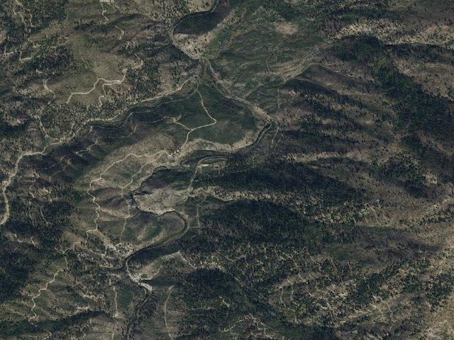 Aerial image of Penny Springs Campground
