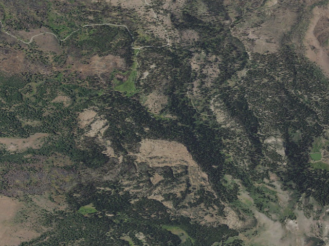 Aerial image of Pepperdine Campground