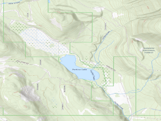 USGS topographic map of Perkins Lake Road 03