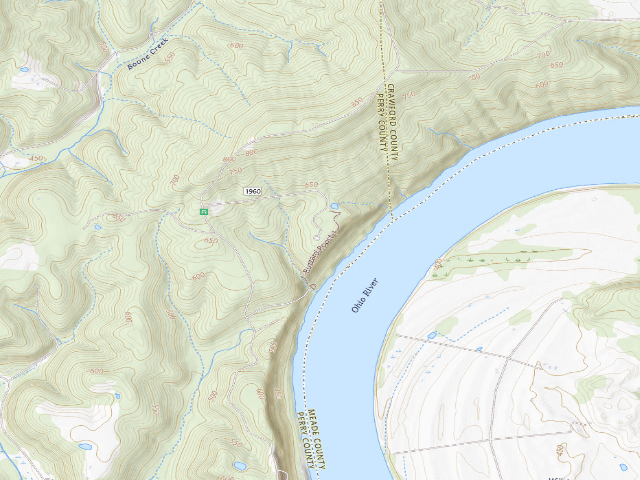 USGS topographic map of Perry County