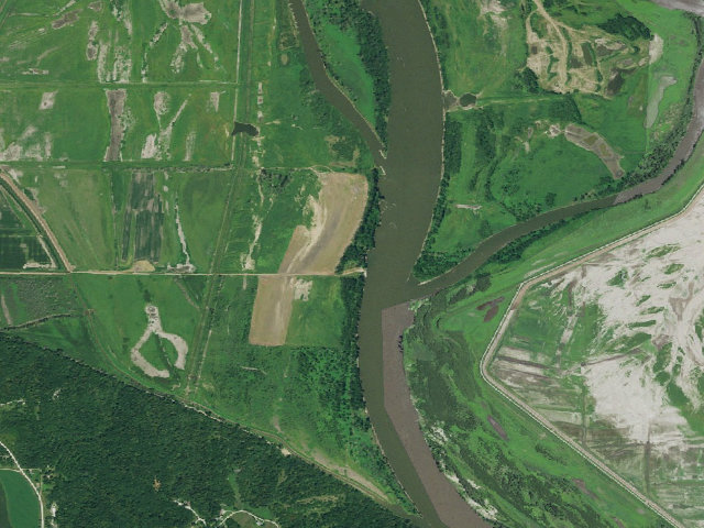 Aerial image of Peru Boat Ramp WMA