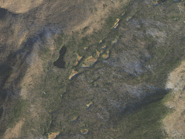 Aerial image of Peru Peak Shelter