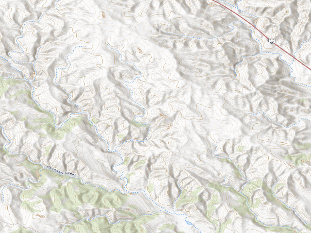 USGS topographic map of Peterson WMA