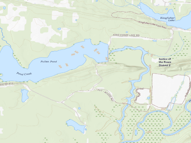 USGS topographic map of Petit Jean Camping Area