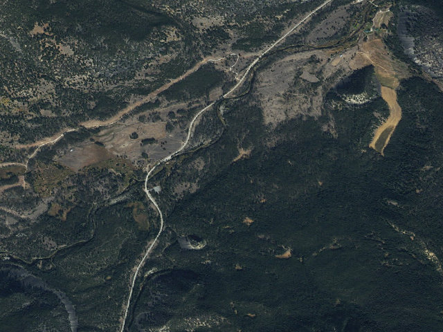 Aerial image of Pettengill Campground