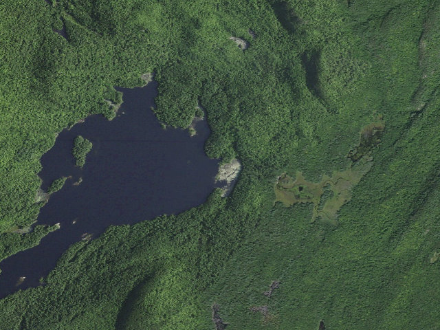 Aerial image of Pharaoh Lake PRIMITIVE TENT SITE 5 (Pharaoh Lake Wilderness)
