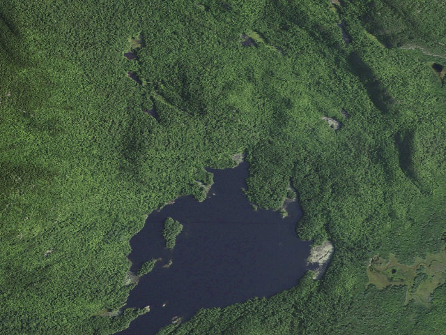 Aerial image of Pharaoh Lake PRIMITIVE TENT SITE 8 (Pharaoh Lake Wilderness)