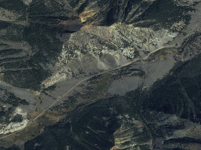 Aerial image of Phi Kappa Campground