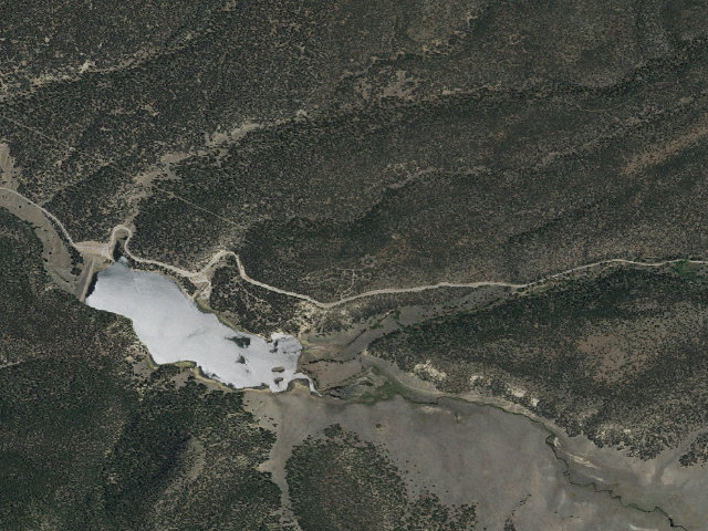 Aerial image of Piñon Campground