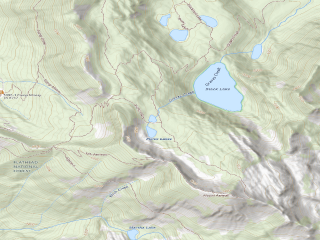 USGS topographic map of Picnic_Lake_001