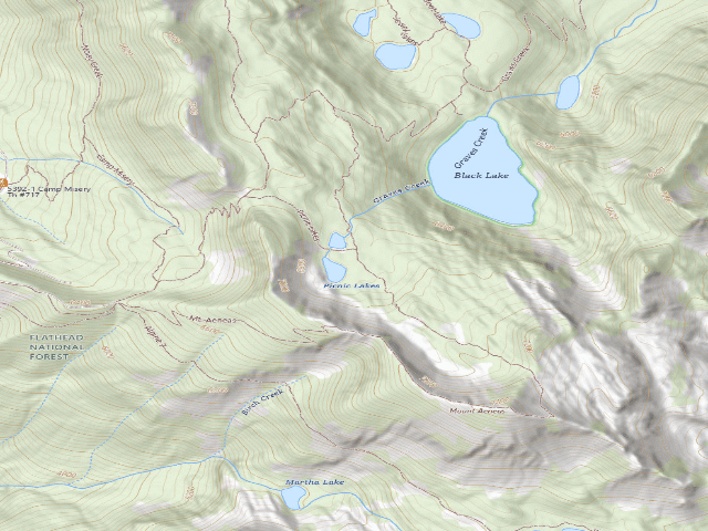 USGS topographic map of Picnic_Lake_008