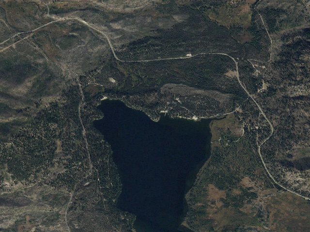 Aerial image of Picnic Point Campground