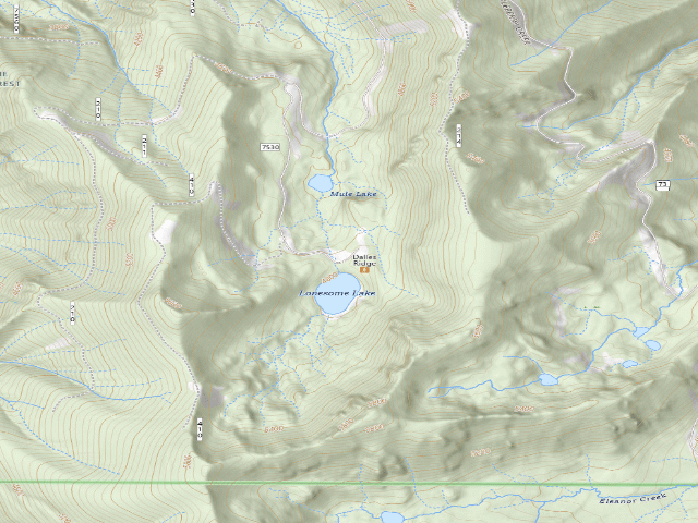 USGS topographic map of Pierce County