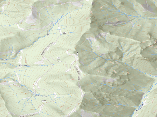 USGS topographic map of Pierce County
