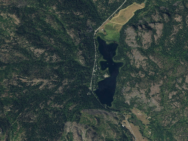 Aerial image of Pierre Lake