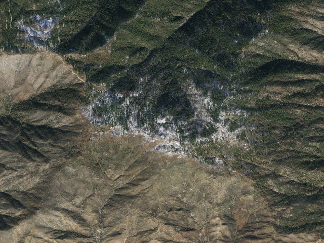 Aerial image of Pinal and Upper Pinal;Upper Pinal Campground