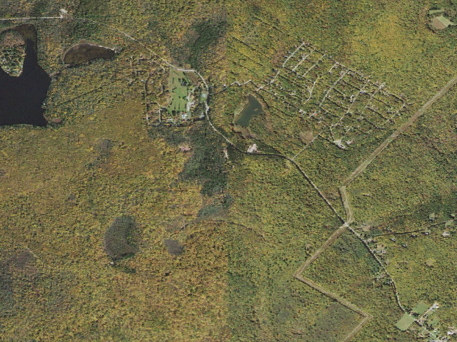 Aerial image of Pinchot State Forest roadside campsite Manny Gordon 003 (Manny Gordon Recreation Area)