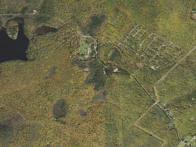 Aerial image of Pinchot State Forest roadside campsite Manny Gordon 001 (Manny Gordon Recreation Area)