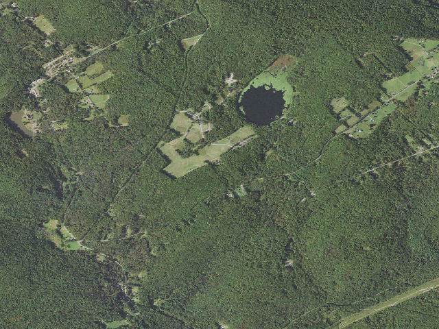 Aerial image of Pinchot State Forest roadside campsite Moon Lake Group 013