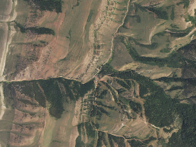 Aerial image of Pine Creek Camp Area
