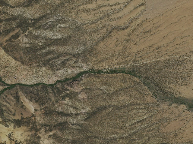 Aerial image of Pine Creek Campground