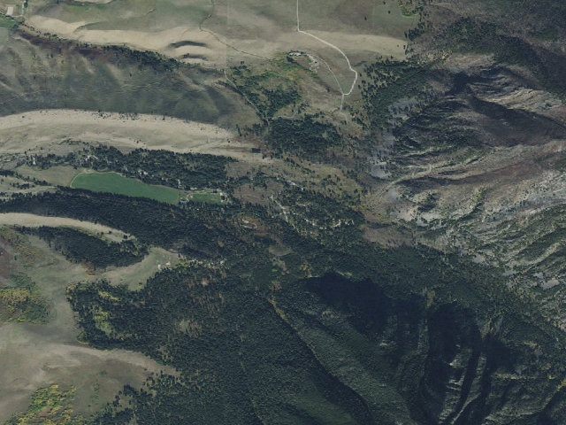 Aerial image of Pine Creek