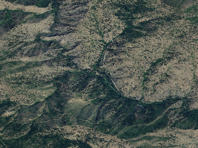 Aerial image of Pine Flats