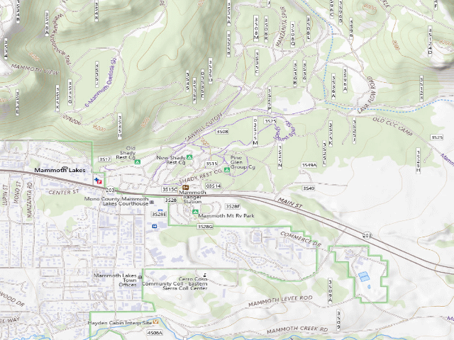 USGS topographic map of Pine Glen Group Cg